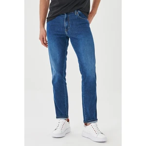 Texas Slim Fit Dar Kesim Normal Bel Esnek Jean Kot Pantolon