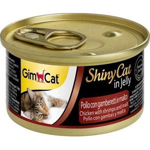 Yeni Shinycat Öğünlük Konserve Kedi Maması-Tavuklu Karidesli Malt Özlü 70gr