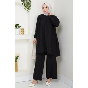 Tunik Pantolon Ikili Takım 1606 - Siyah