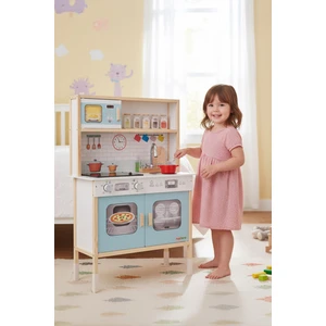 Ledli Ahşap Oyuncak Mutfak ~ Montessori Mutfak, Çocuk Mutfağı, Hediye Halı DBG102