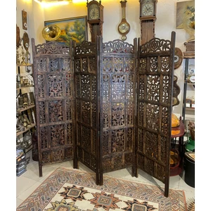 Antika Ayal Ahşap paravan