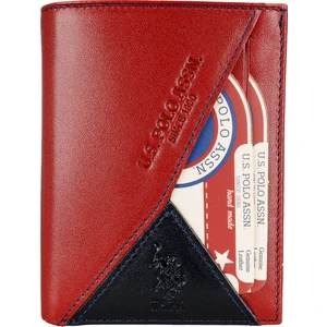 U.S. Polo Assn. Erkek Hakiki Deri Cüzdan Bordo 8424