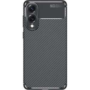Samsung Galaxy S25 Edge Kılıf Karbon Silikon Case Kapak