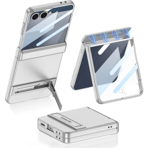 Samsung Galaxy Z Flip 7 Kılıf Kıpta Standlı Kapak