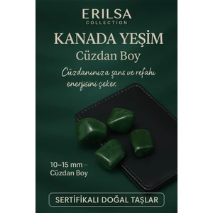 Sertifikalı Doğal Kanada Yeşim Taşı Kütle 10-15 mm – Şans ve Refah Enerjisi