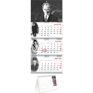 Sticker Art 2026 Atatürk Gemici Takvimi + Atatürk Piramit Takvimi Set