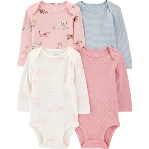 Kız Bebek Uzun Kollu 4lü Body