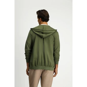 Kapüşonlu Fermuarlı Regular Fit Sweatshirt