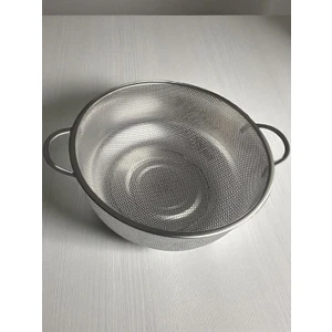 Çelik Kulplu Süzgeç - Çapı 23,7 cm Paslanmaz ve Kararmaz