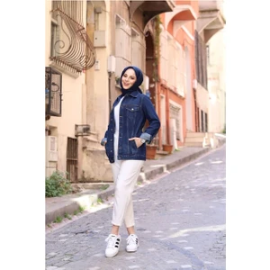 Kot Ceket- Koyu Mavi Koyu MAVI-1234