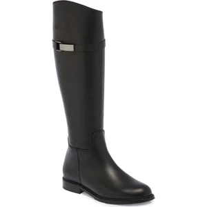 Siyah Hakiki Deri Kadın Klasik Çizme - K24K1CM67631-A23