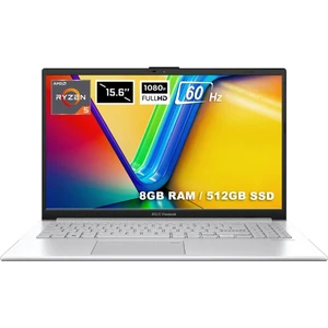 Vivobook Go 15 E1504FA-BQ1741 Amd Ryzen 5 7520U 8 GB 512 GB SSD Freedos 15.6" 60Hz Fhd Taşınabilir Bilgisayar