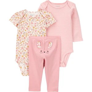 Kız Bebek Pembe 3lü Set