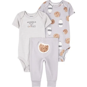 Bebek Gri 3lü Set