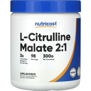 Nutricost L-Citrulline Malate 2:1 Powder 300 Grams 98 Servis
