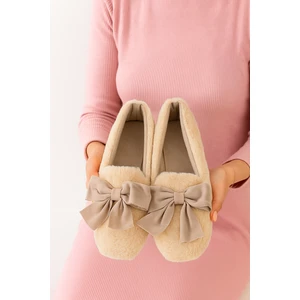 Ultra Yumuşak Peluş Kadın Ev Babeti Ses Yapmaz Hafif Taban Panduf