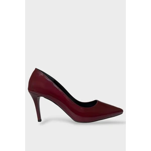 Kadın Klasik Topuklu Ayakkabı Bordo