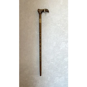 Desenli Ahşap Baston Stick