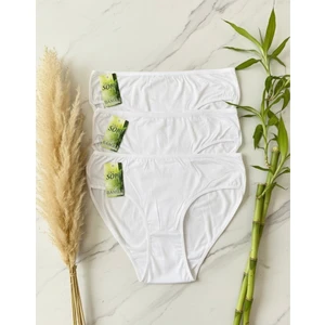 Kadın Bambu Kilot 3'lü Set Bayan Bambu Silip