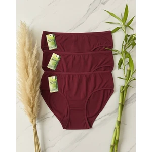 Kadın Bambu Kilot 3'lü Set Bayan Bambu Silip