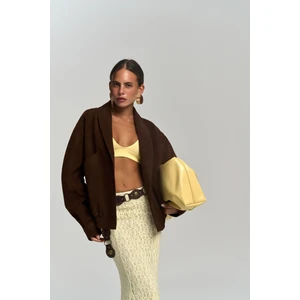 Bandera Kahve Unisex Bomber Ceket