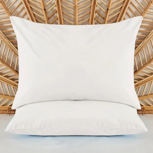 Soft Basic 2'li Yastık Kılıfı - Beyaz - 50X70 cm