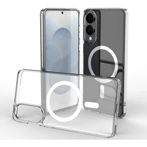 Samsung Galaxy S25 Edge Için Magsafe ile Uyumlu Kılıf Ultra Ince Sert Pc Uyumlu Kamera Korumalı Kapak