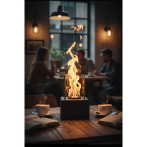 Muko Siyah Biyoetanol Masaüstü Şömine - 1 Lt Yakıt Hediye