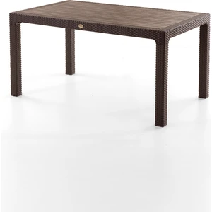 Rattan 90X150 cm Masa Kahve