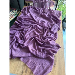 Aminenesil Modakaşmir Mor Renk Bambu Şal