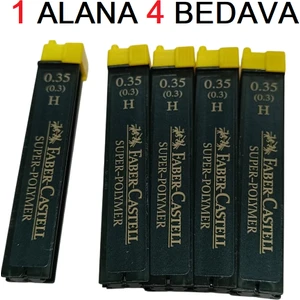 9063 Super Polymer 0.3-0.35MM Versatil Kalem Kurşun Uç  H 1 Alana 4 Bedava