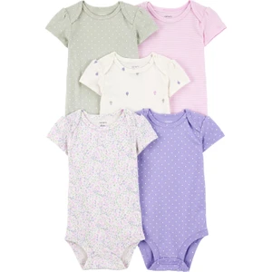 Kız Bebek Kısa Kollu 5li Body