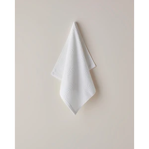 Wave Pamuk Yüz Havlusu 50X70 cm Ekru
