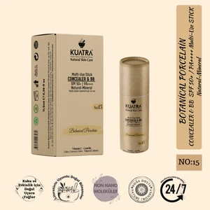 Botanical Porcelain Natural-Mineral Stick Concealer & Bb | Spf 50+ Pa++++ | Çok Amaçlı Nemlendirici, Leke Karşıtı, Vitamin C, Renkli Bakım