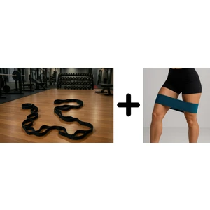 16 Kademeli Çok Amaçlı Direnç Bandı| + Direnç Bandı-Orta Sert- Pilates - Yoga - Fitness - Rehabilitasyon