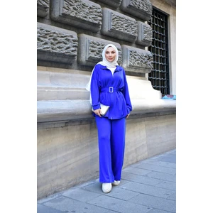 Kadın Alt Üst Takım |  • 0ysho Kumaş | Günlük–ofis–kombin | %100 Pamuk Pantolon Bluz