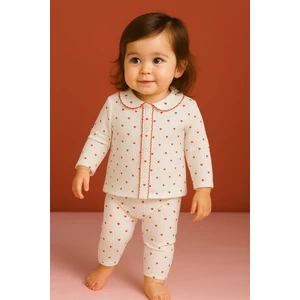 Kız Bebekler Için Baskılı Alt Üst Takım (0-3) AY