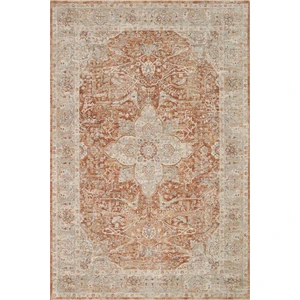 Efes 05 Terra Xw Geleneksel Vintage Desenlerine Sahip Özel Yumuşak Tuşeli Iplik ile Üretilen Halı