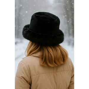 Kadın Kışlık Peluş Şapka – Tesettüre Uygun, Sıcak Tutan (60-62 Cm)