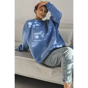 Mavi Bisiklet Yaka Basic Sweatshirt MG1559