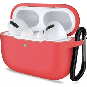 Apple Airpods Pro 3 Kılıf Silikon Kırmızı