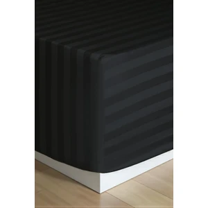 Vessino Home  Pamuk Saten Lastikli Çarşaf Takımı Çizgili Çift Kişilik Beyaz/renkli Otel Tipi Lüx Yastıklı