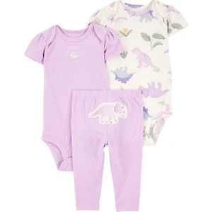 Kız Bebek Mor 3lü Set