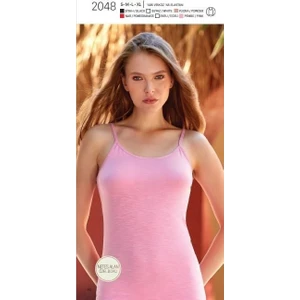 2048 Kadın Atlet -Pudra - - Xl