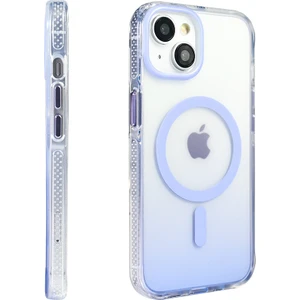 Apple iPhone 14 Kılıf M-Safe Şarj Özellikli Transparan Renk Geçişli Zore Toros Kapak