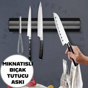 Mıknatıslı Bıçak Tutucu Stand Metal Bıçak Askısı 55 cm