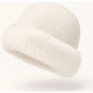 Kadın Peluş Şapka – Yumuşak Kürk Görünümlü Bere