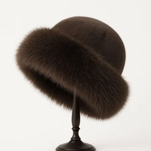 Kadın Peluş Şapka – Yumuşak Kürk Görünümlü Bere