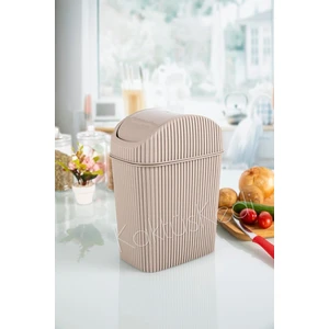 Tezgah Üstü Çöp Kovası, Mutfak,tuvalet,masaüstü Mini Çöp Kutusu Bej  7171931