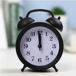 Søtrund Mini Boy Akar Saniyeli Alarmlı Masa Saati - Çalar Saat Siyah  7169851